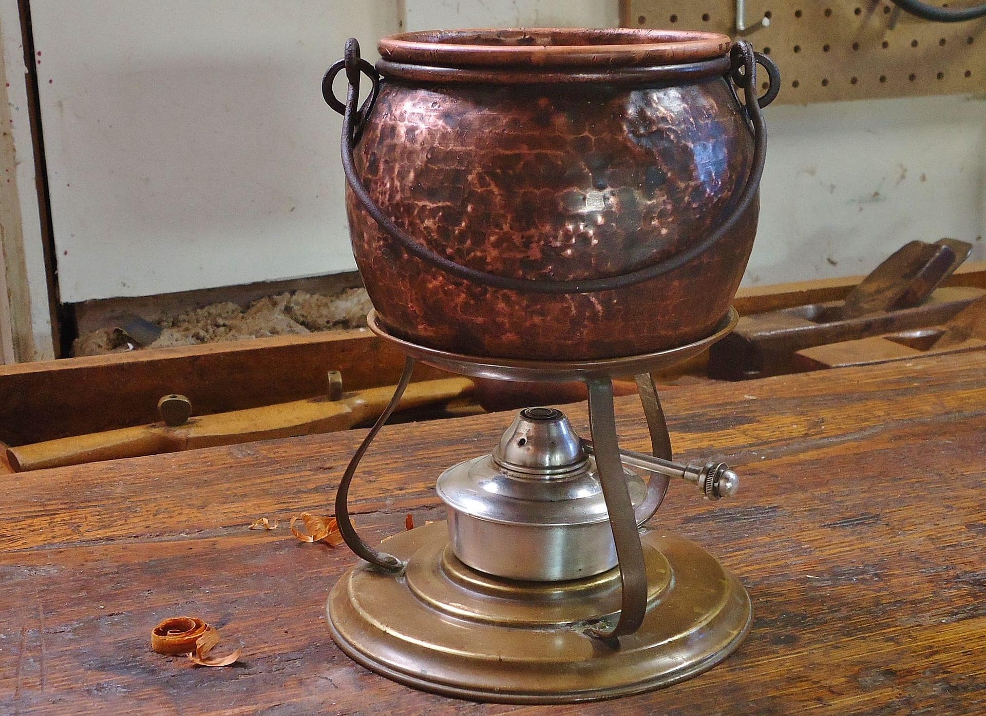 mixed gluepot setiup