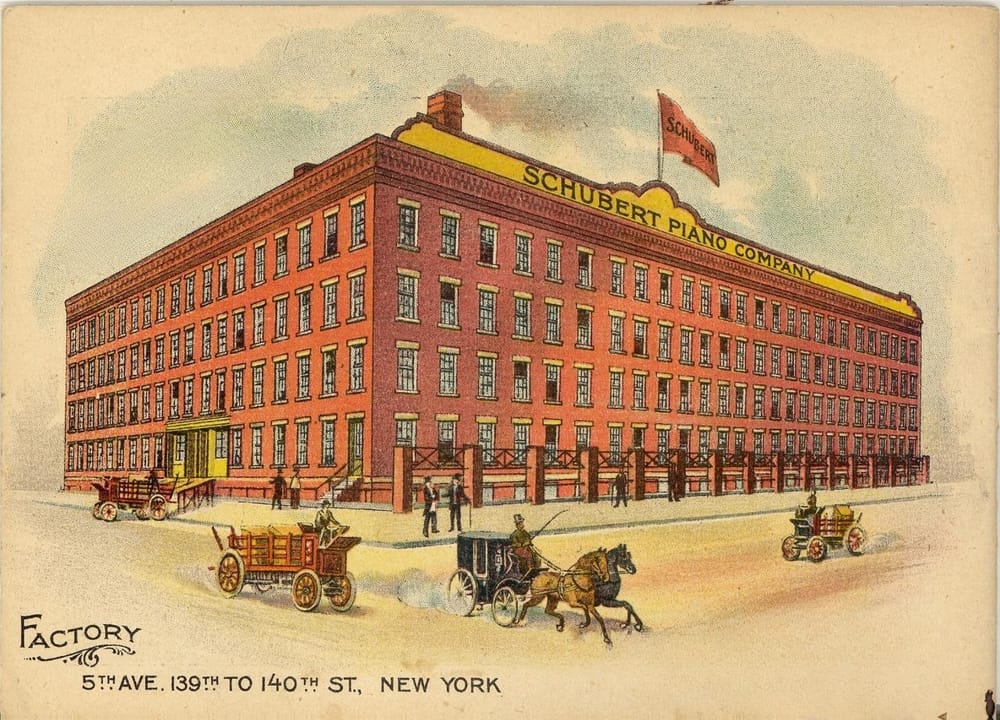 SCHUBERT PIANO CO. CATALOG.Frontage