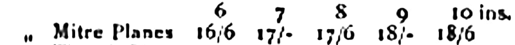 J.Buck_.Norris.Mitre_.Planes.1912.Catalogue
