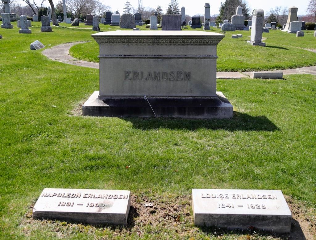 Napoleon.and.Louise.Erlandsen.Grave.Kensico.Cemetery.Westchester