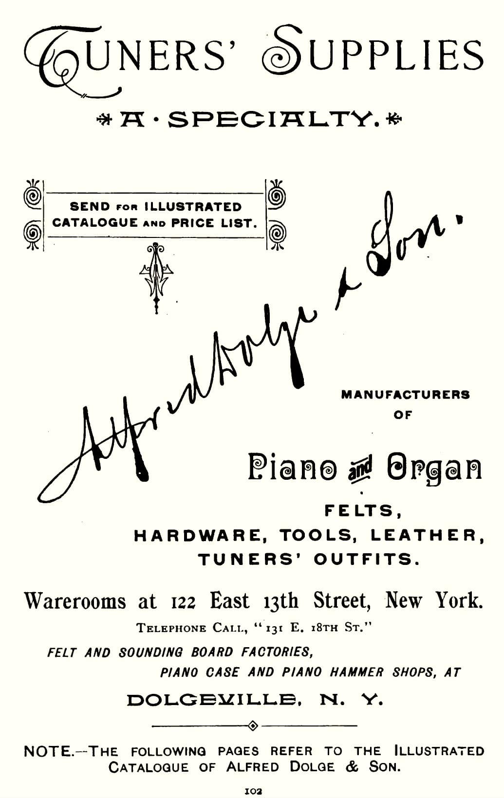 Dolge.Tuners.Supplies.Spillane.Title.Page.