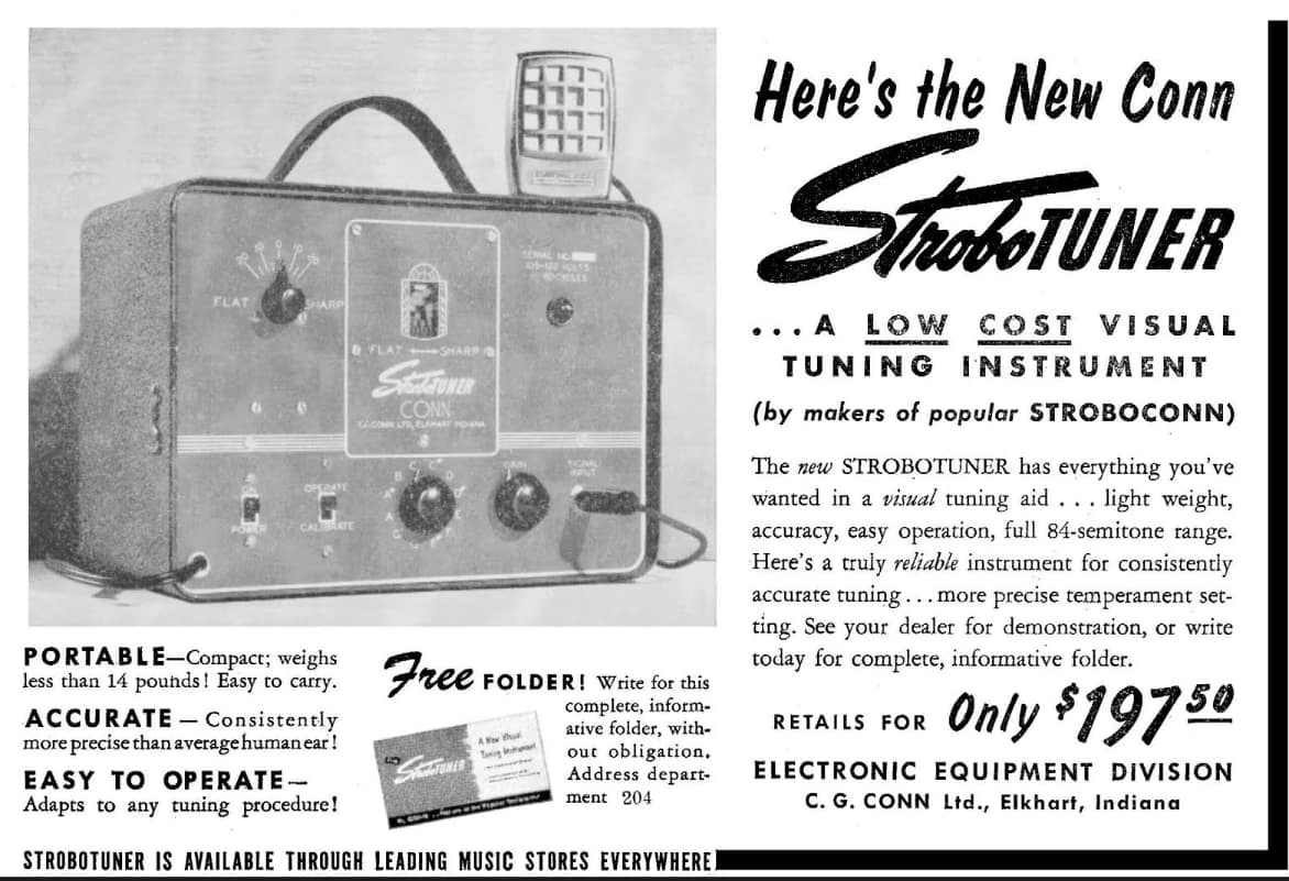 Conn.Strobotuner.Adv.Tuners.Journal.Dec.1954