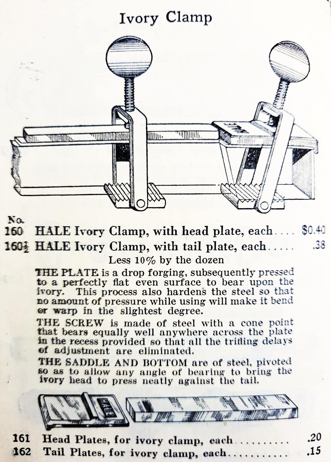 Tuners.Supply.Ivory.Clamps.1930