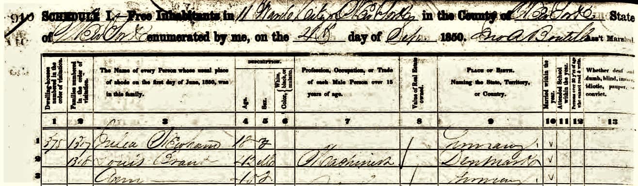 Lauritz.Brandt.1850.US.Census