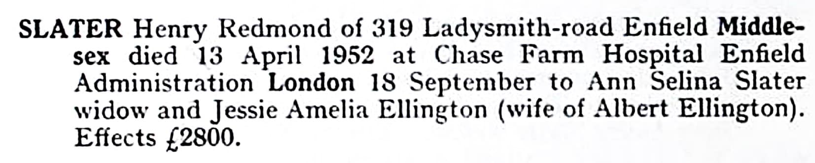 Henry.Redmond.Slater.Probate.Calender.1951