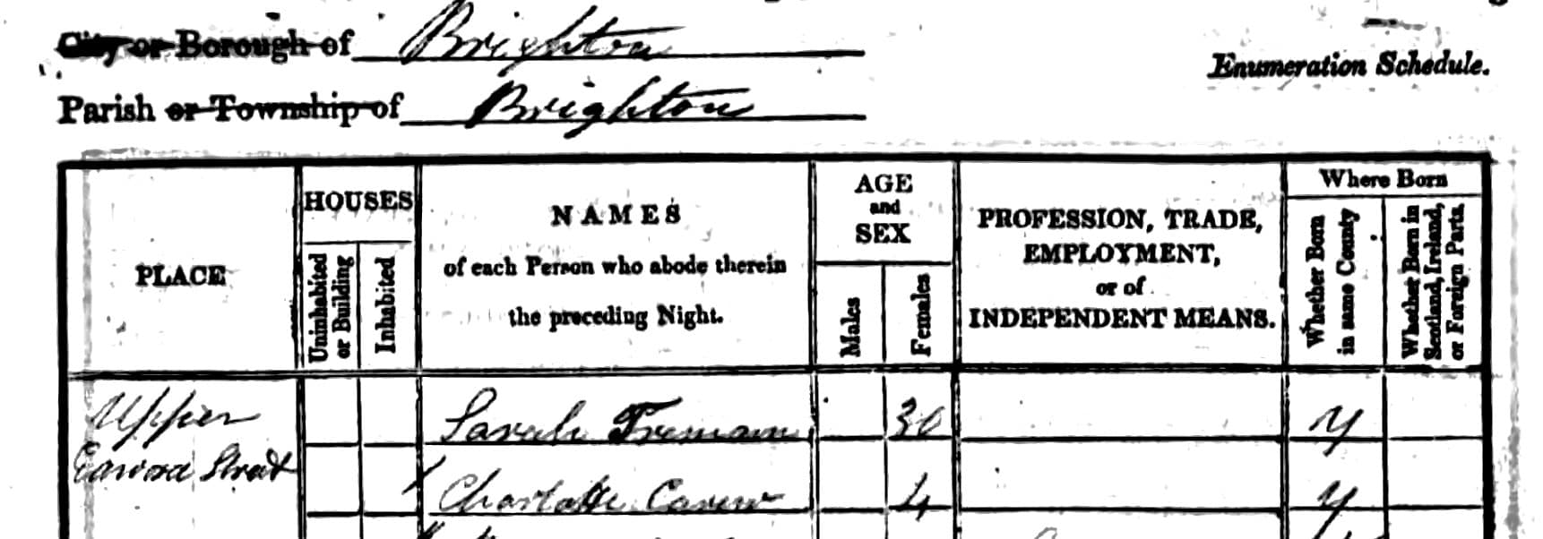 John.Tremain.1841.UK.Census.2
