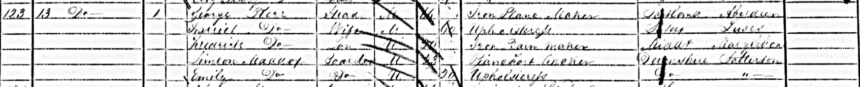 George.Kerr.1871.UK.Census