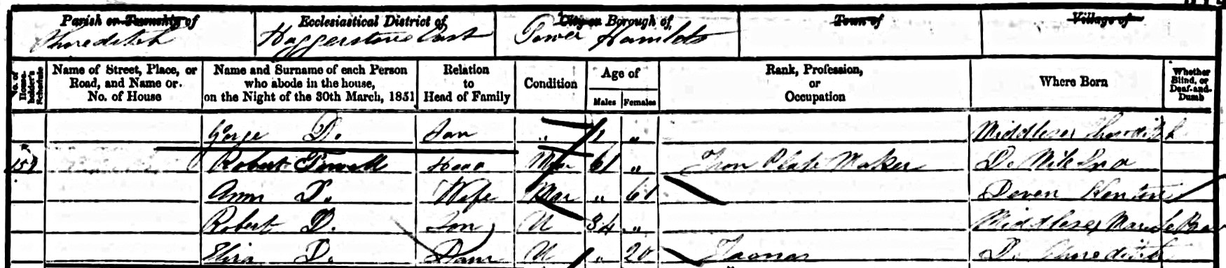 Robert.Towell.1851.UK.Census