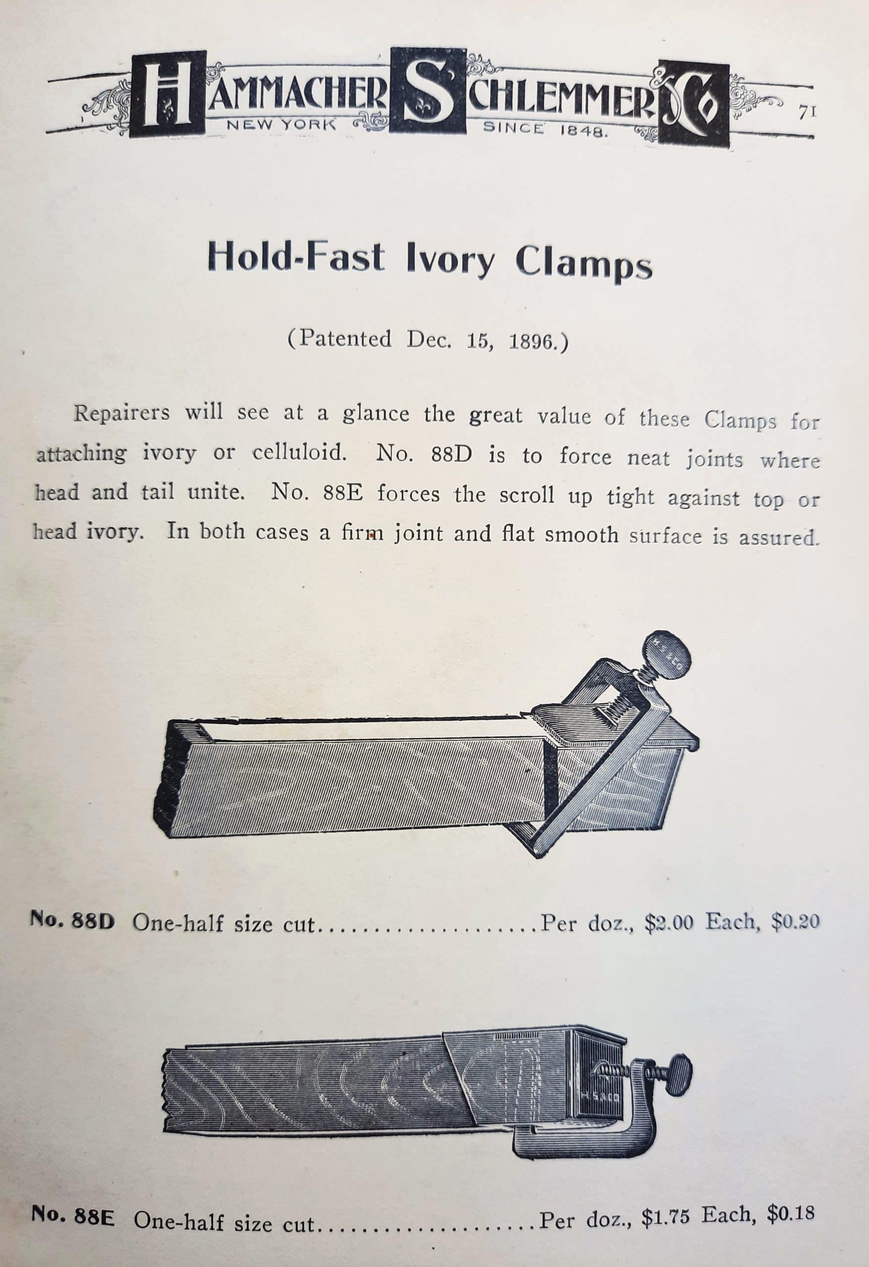 HS. Ivory.Clamps.1896