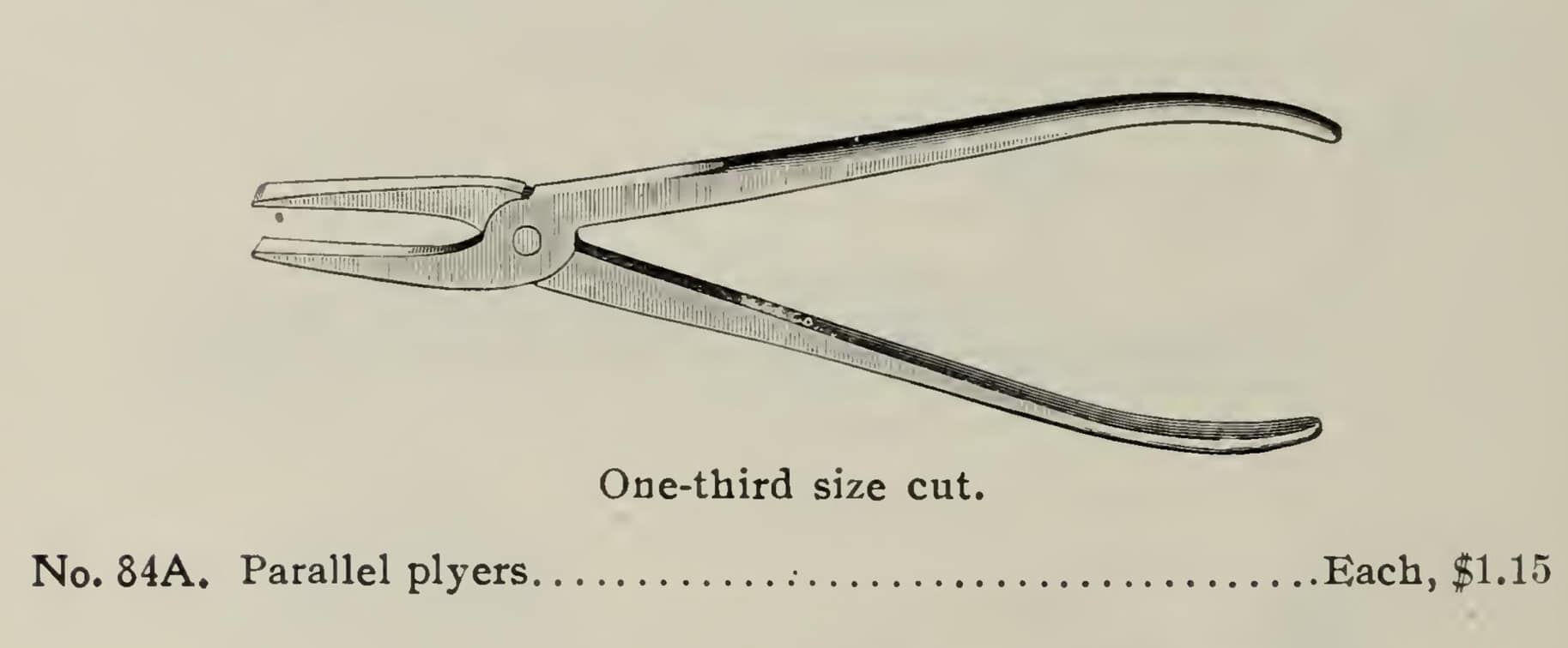 HS.Parallel.Pliers.1903.Catalogue