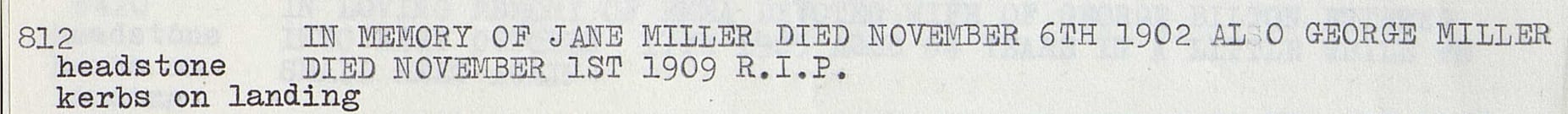 George.Jane.Miller.Headstone.relocation.Handon.Cemetery