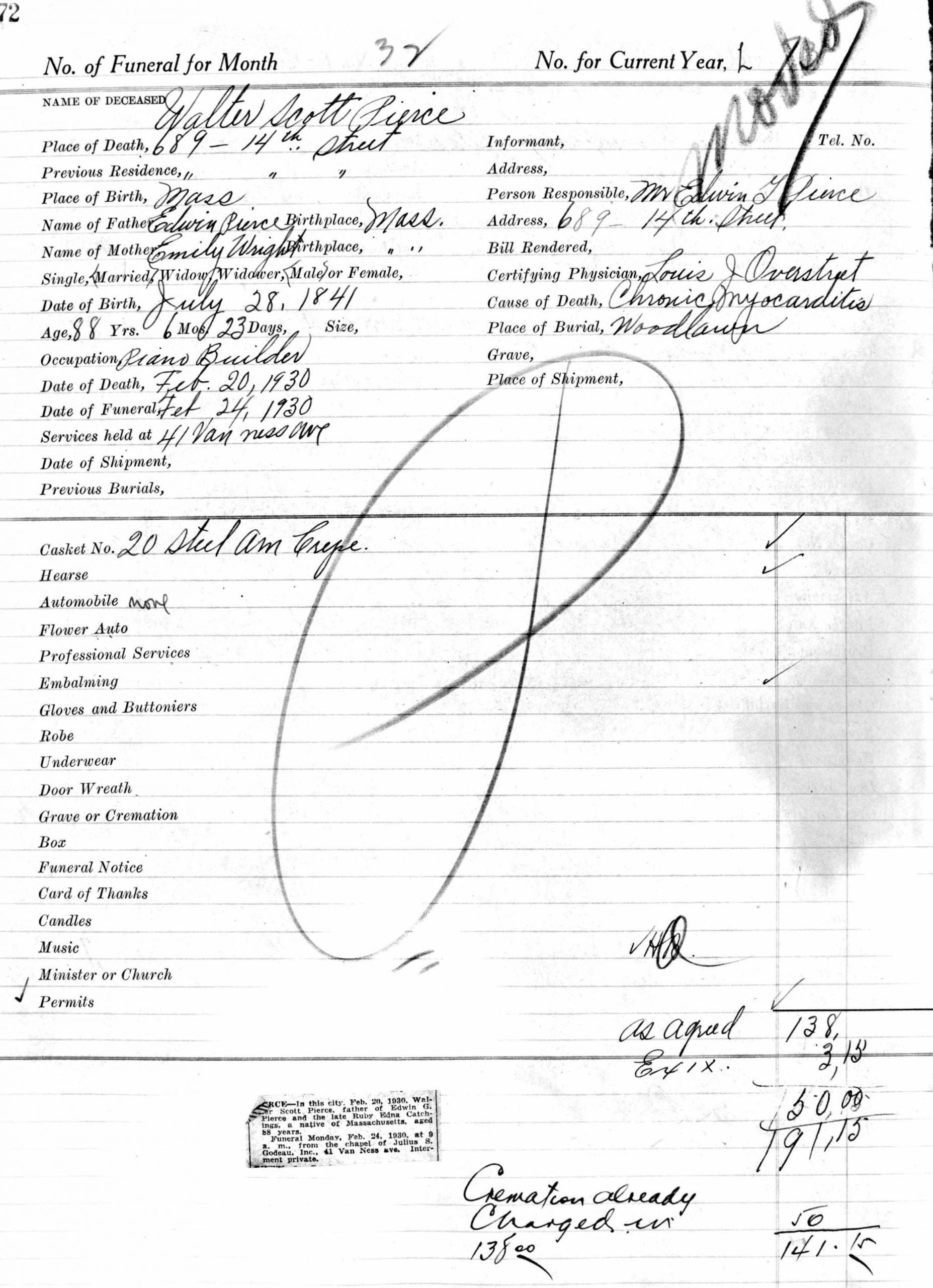 Walter.Scott.Pierce.Funeral.Home.Document.1930