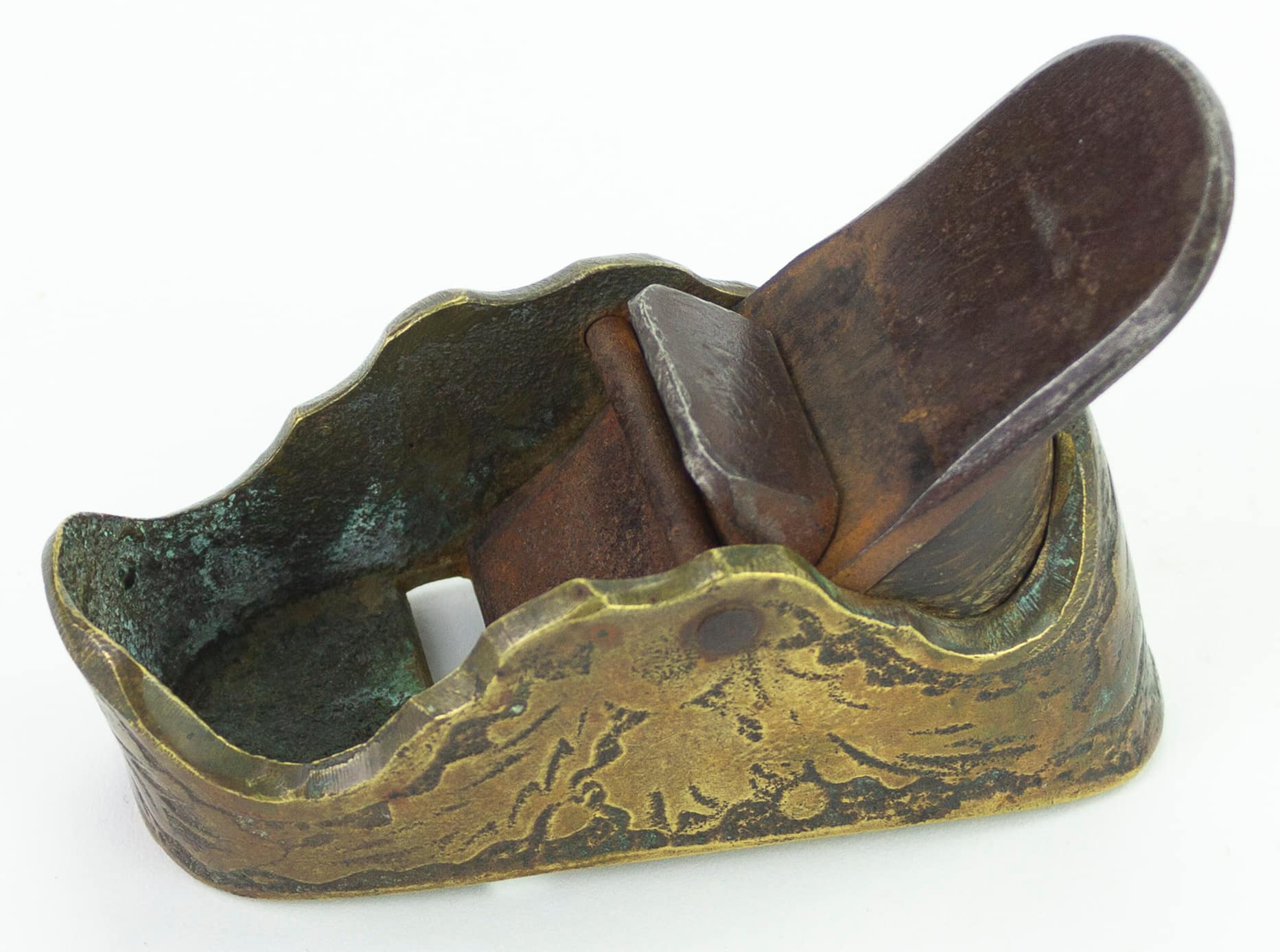 Brass.plane.4x1.5inches.Spienza.Brown.Oct.22