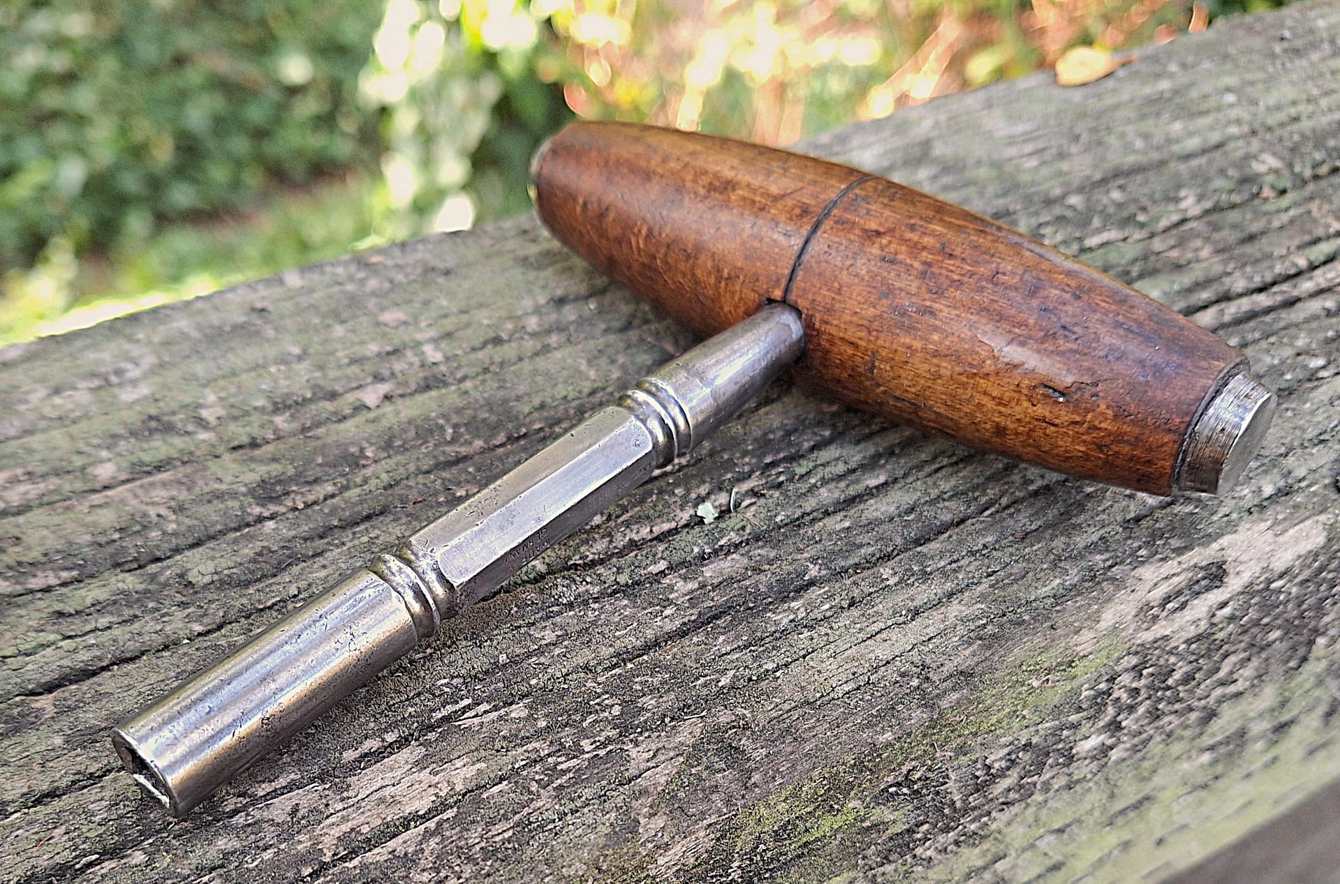 German.T.Hammer.1880s.faceted.shaft