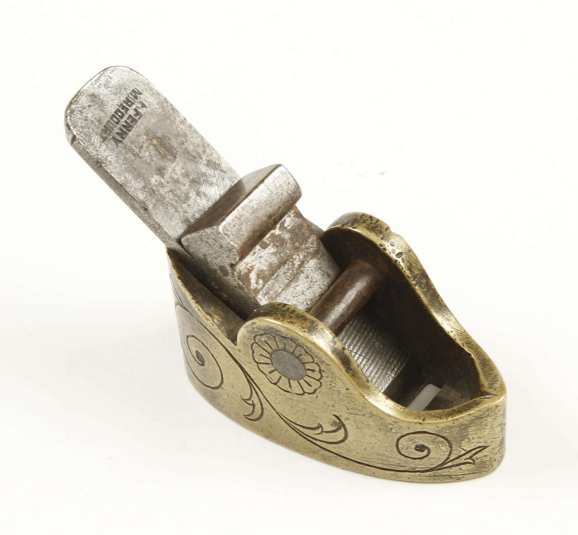 Engraved.Gunmetal.Violin.Plane.Janet.Wells.D.Stanley.Auctions.Apr.2019.C