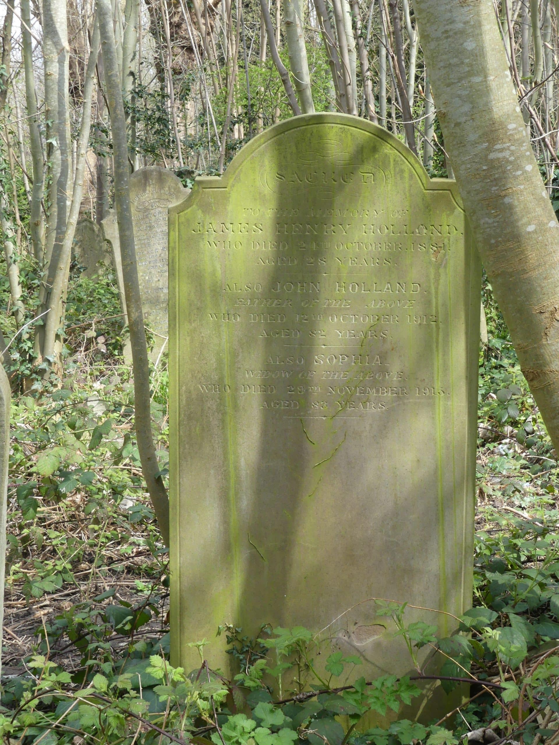 John.Holland.Gravestone.1912-1915.Steve.Johnson.2020