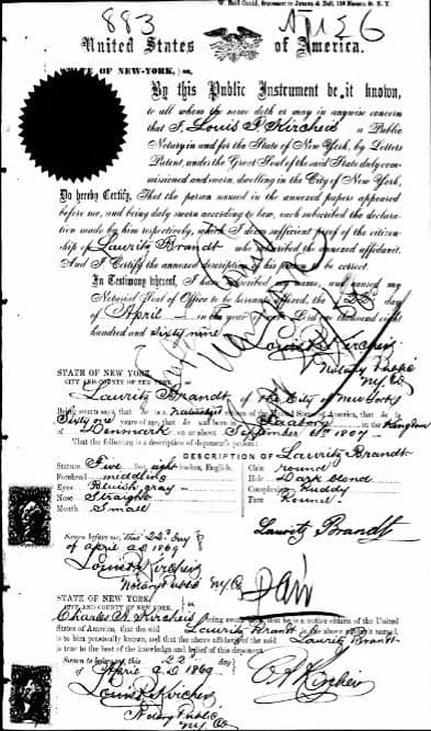 Brandt.passport.appl.26Apr1869