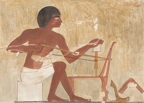 Egyptian.Bow.Drilling.Chair