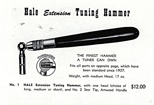 Hale.Extension.Tuning.Hammer.1953.Catalogue