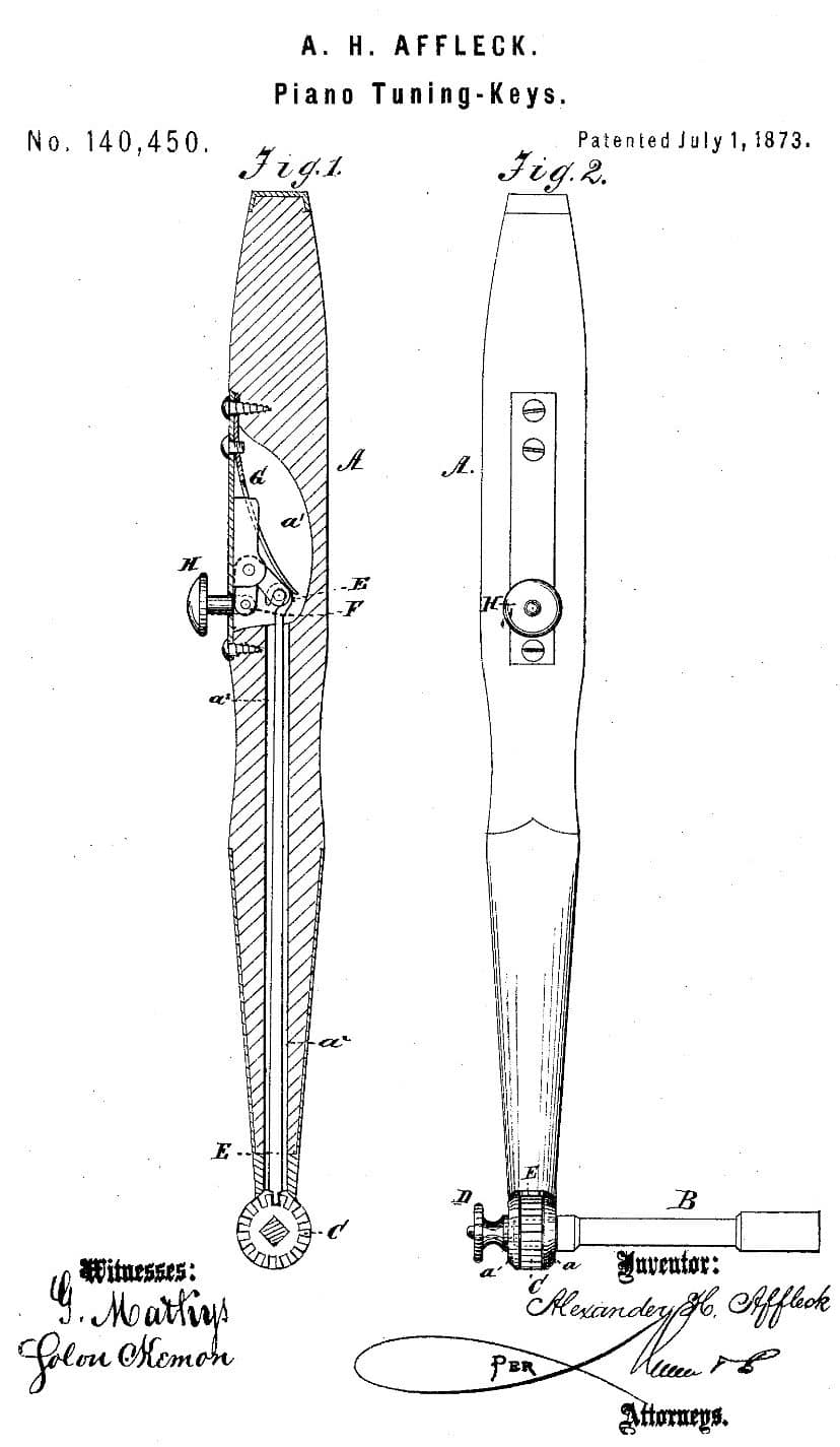 A.H.Affleck.Piano.Tuning.Keys.1.July.1873
