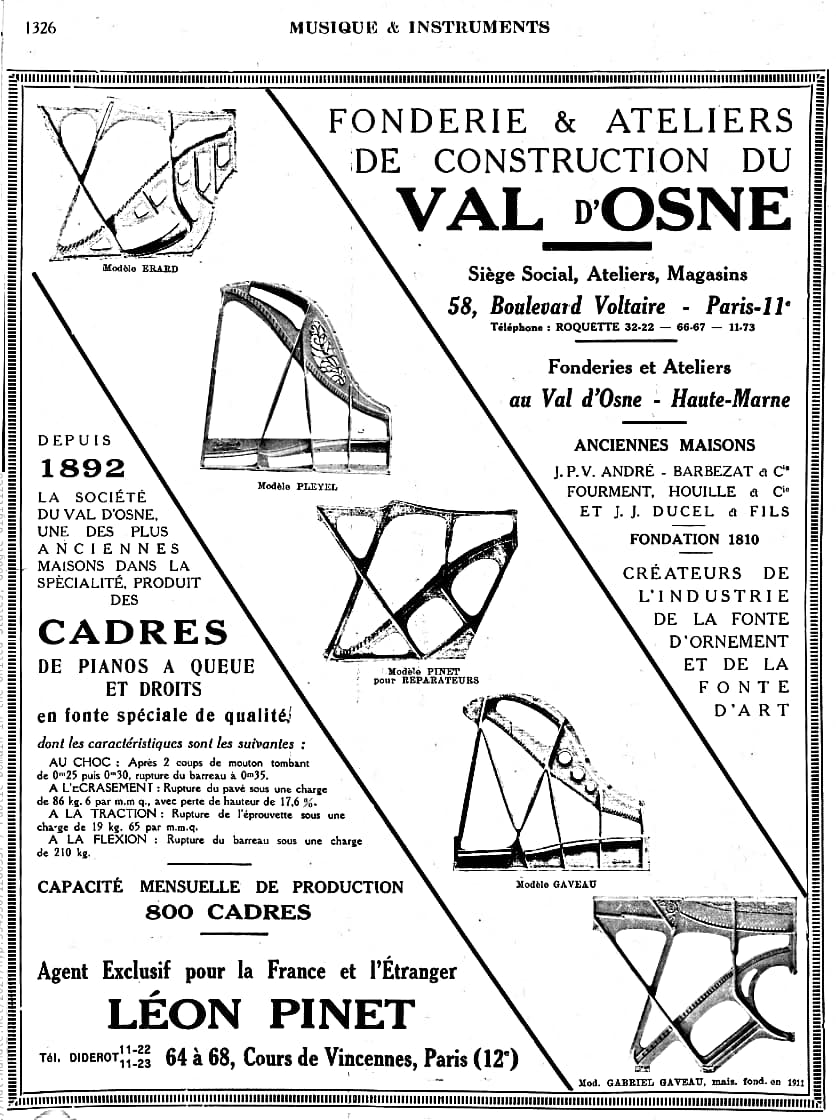 Vole.de.Osne.Pinet.Musique.Instruments.10.dec.1927.p.1326.nos.209-220