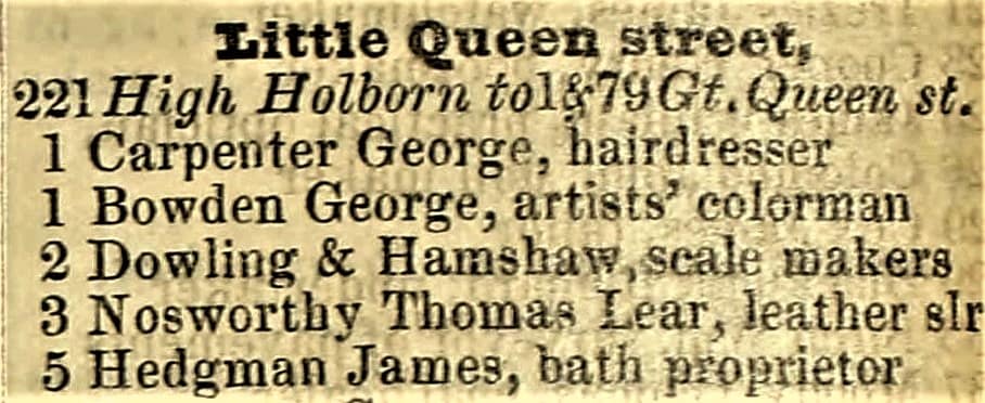 4.Little.Queen.St.1849.London.PO.Dir.
